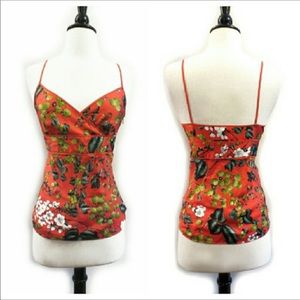 J Crew floral silk camisole